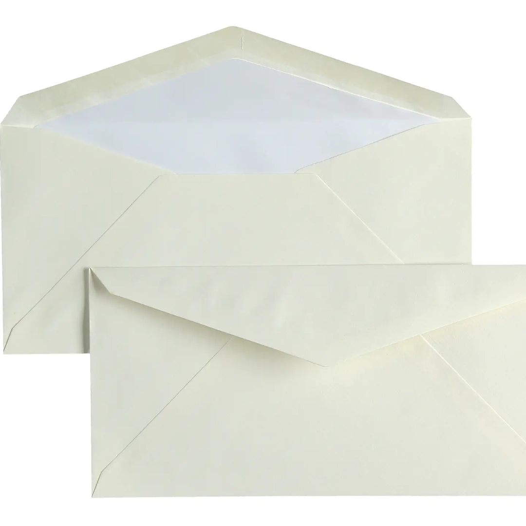 Classic Deckle Edge Envelopes 4.25 x 8.75" (25ct) | Original Crown Mill