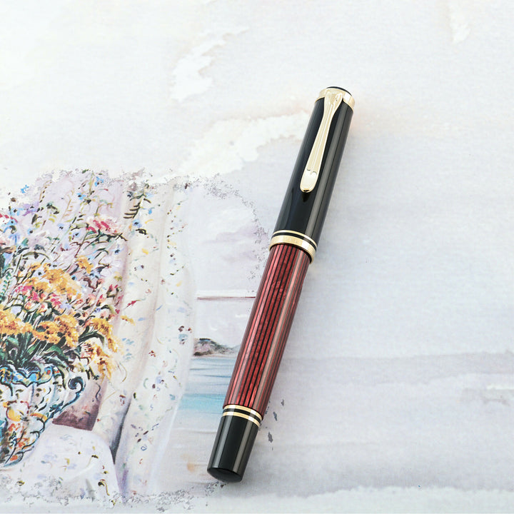 Pelikan Souverän M400 Red Stripes Fountain Pen
