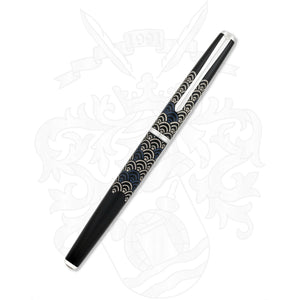 Pilot Maki-e Art Craft Fountain Pen Lacquer Seigaiha