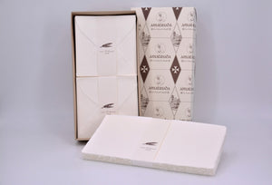 Amalfi Paper Gift box Folded Card & Envelopes Ivory | AMATRUDA ITALY