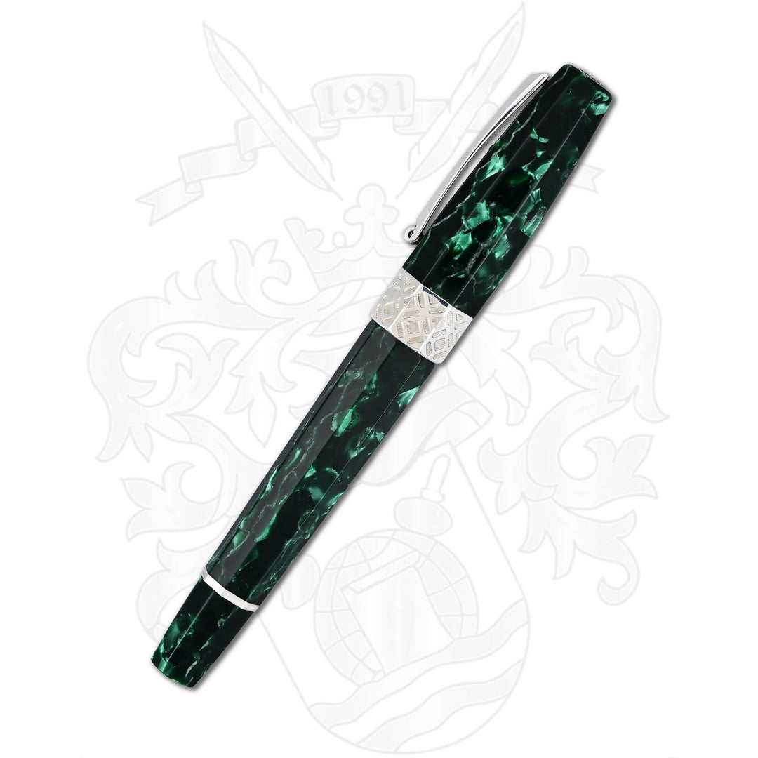 Montegrappa Extra Otto Malachite Green Limited Edition Fountain Pen