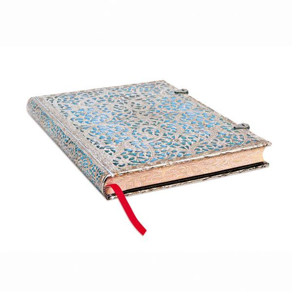 Paperblanks Maya Blue Silver Filigree Journal