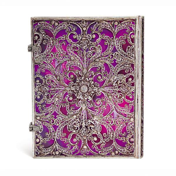 Paperblanks Aubergine - Silver Filigree Journal