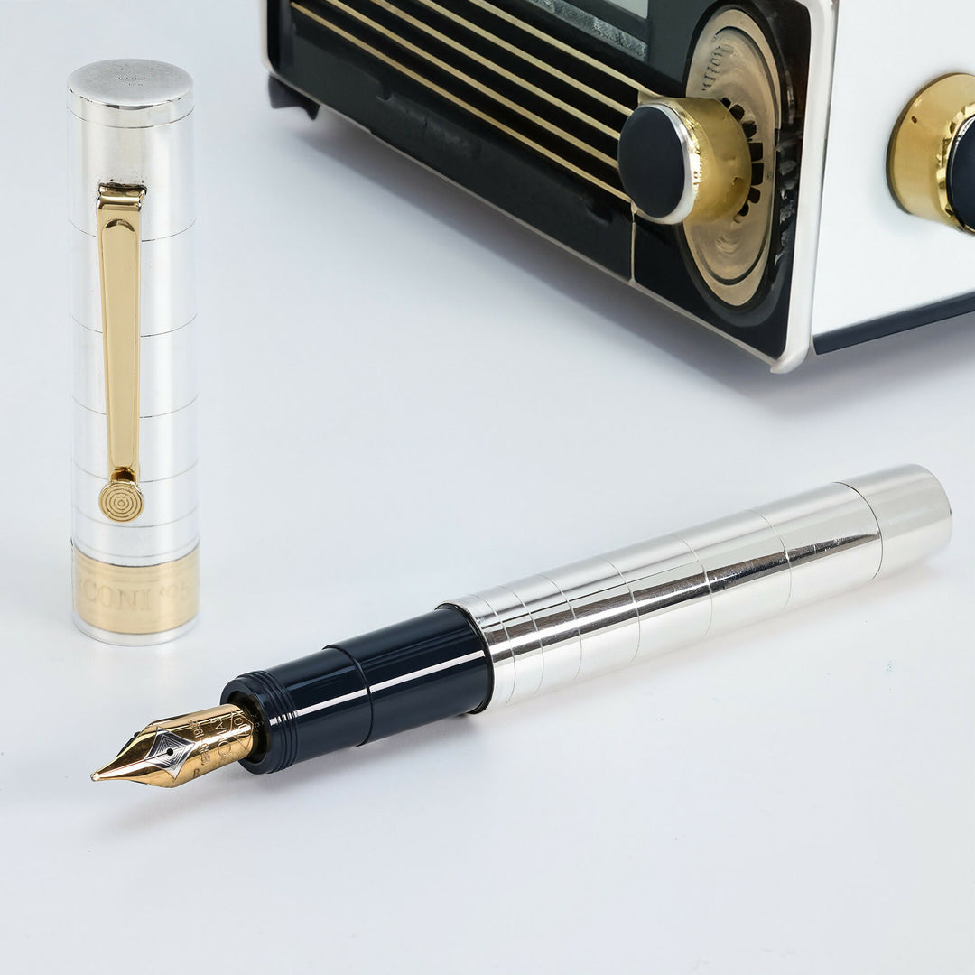 OMAS GUGLIELMO MARCONI 100 ANNIVERSARY Fountain Pen - Silver