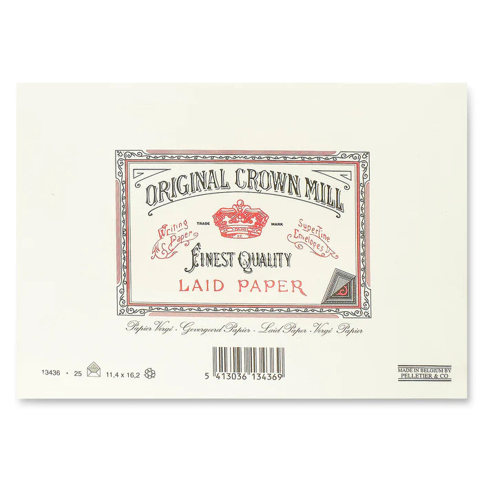 Classic Laid Envelopes for A5 Pad (25ct) | Original Crown Mill