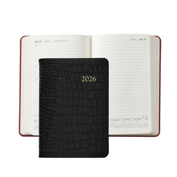 Graphic Image 2026 Planner - Premium Crocodile Print