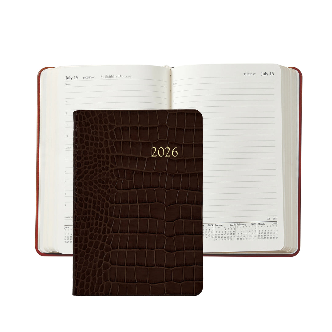 Graphic Image 2026 Planner - Premium Crocodile Print