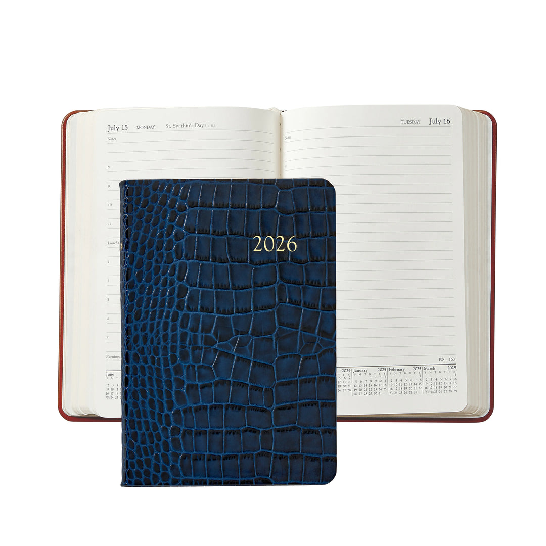 Graphic Image 2026 Planner - Premium Crocodile Print