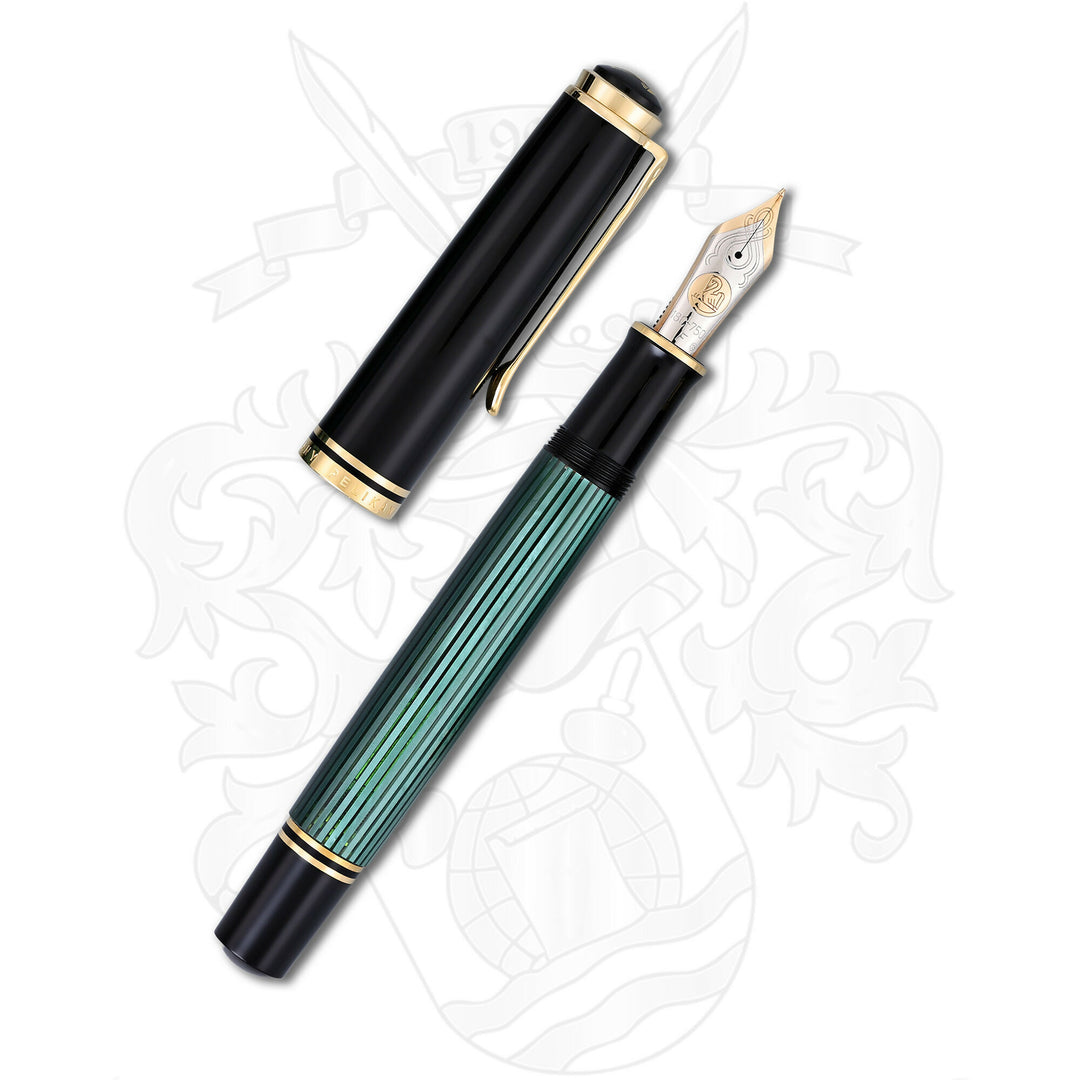 Pelikan Souverän M1000 Green Stripe (Translucent Barrel)