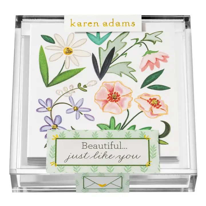 Karen Adams Beautiful You Gift Enclosures Cards &amp; Envelopes (6ct.)