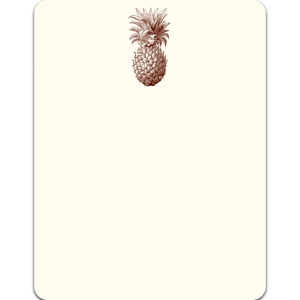 Alexa Pulitzer Pineapple Flat Note Card with Plain Envelope