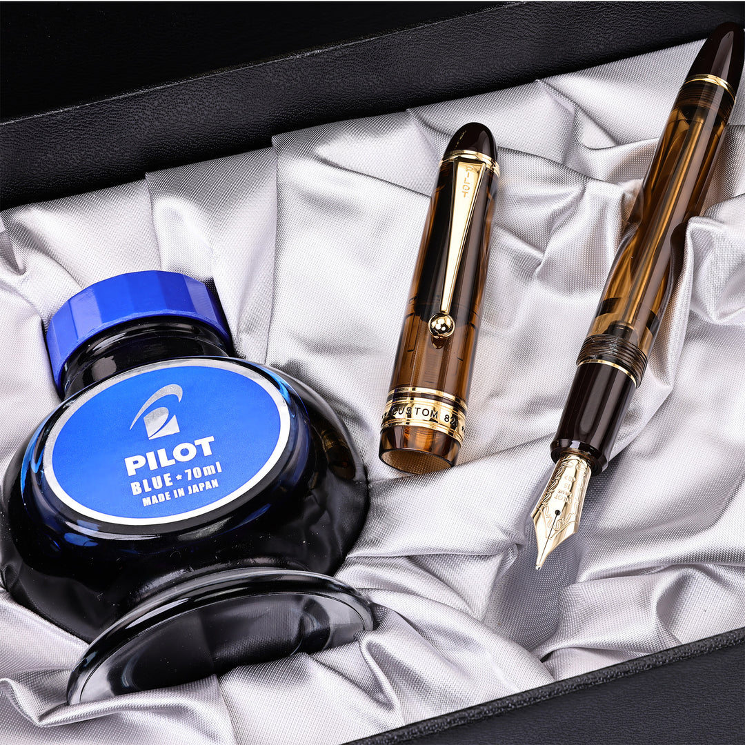 Pilot Custom 823 Amber Fountain Pen