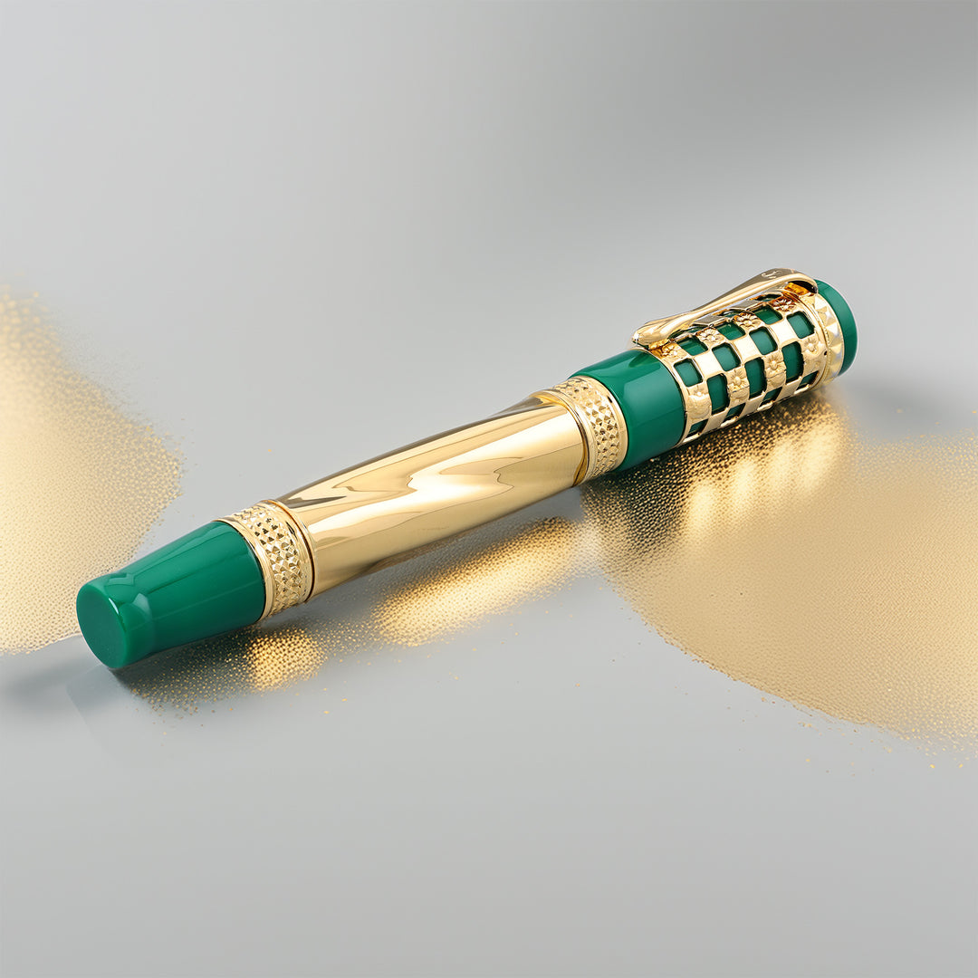 Ancora Antoni Gaudí Verde Vermeil Limited Edition Fountain Pen