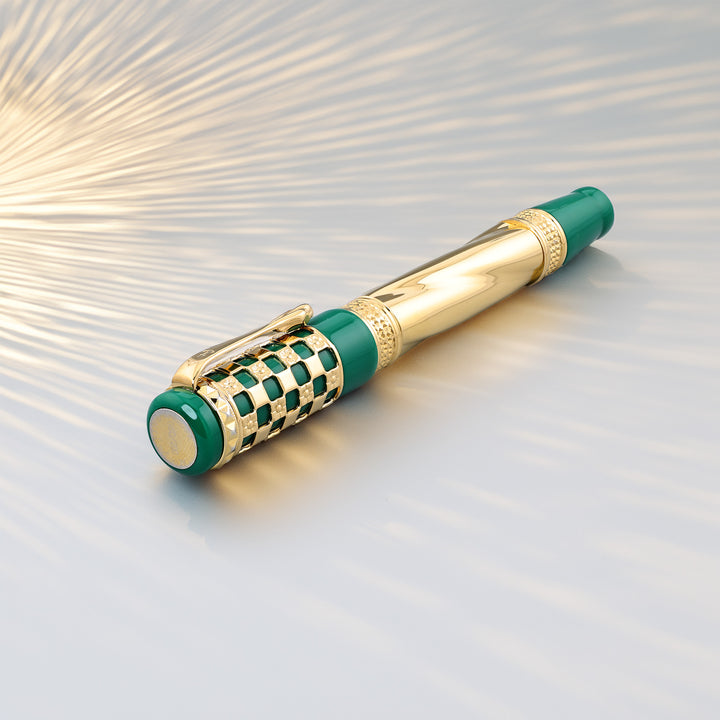 Ancora Antoni Gaudí Verde Vermeil Limited Edition Fountain Pen
