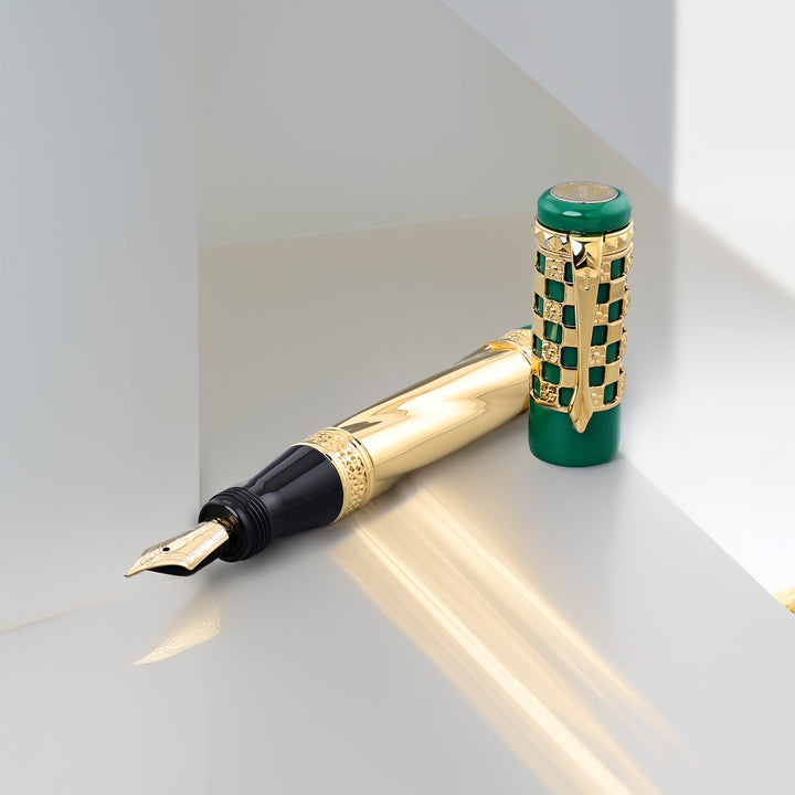 Ancora Antoni Gaudí Verde Vermeil Limited Edition Fountain Pen