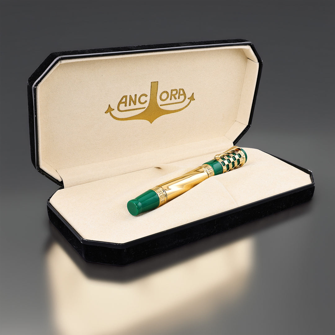 Ancora Antoni Gaudí Verde Vermeil Limited Edition Fountain Pen