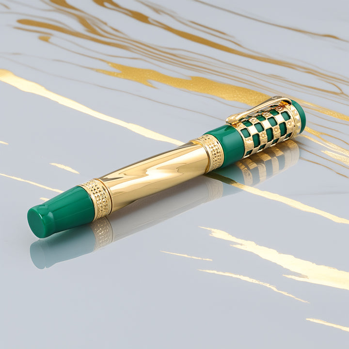 Ancora Antoni Gaudí Verde Vermeil Limited Rollerball Pen
