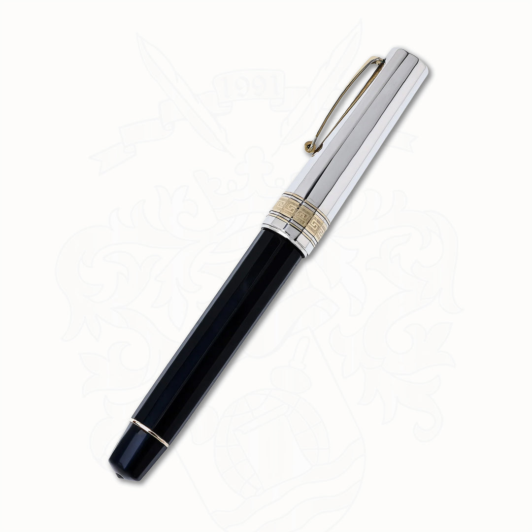 OMAS Arte Italiana Paragon Black with Silver Cap