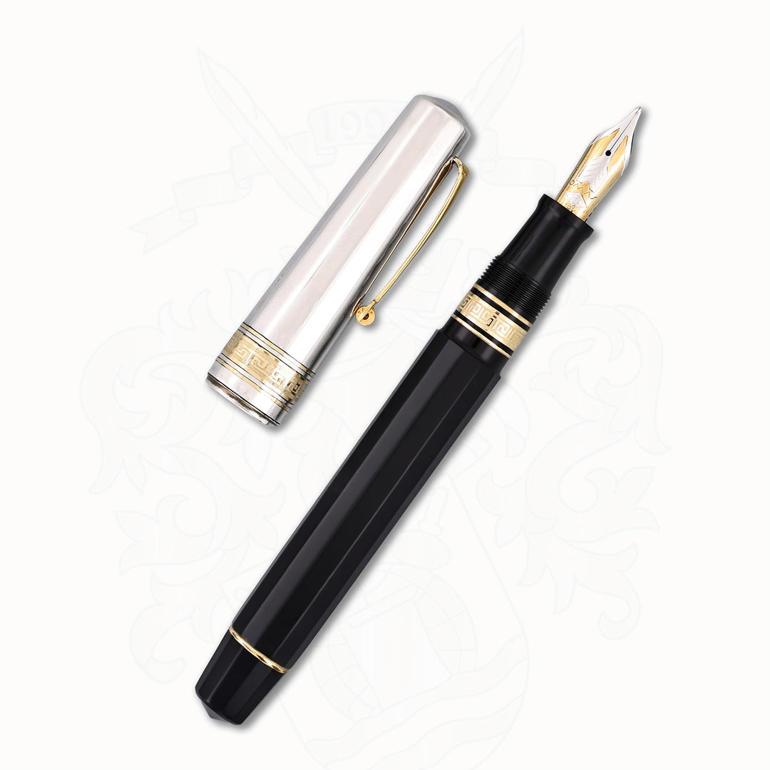 OMAS Arte Italiana Paragon Black with Silver Cap
