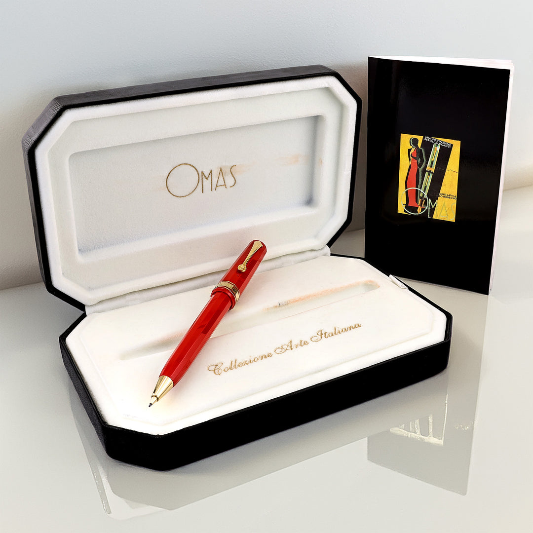 OMAS Arte Italiana Milord Red Mechanical Pencil