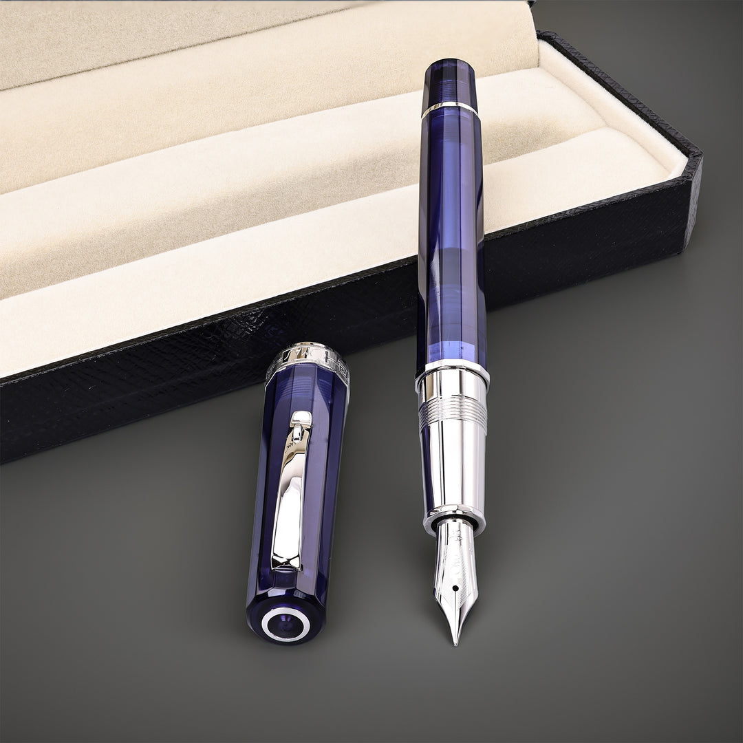 Omas Arte Italiana Vision Liquid Blue Fountain Pen