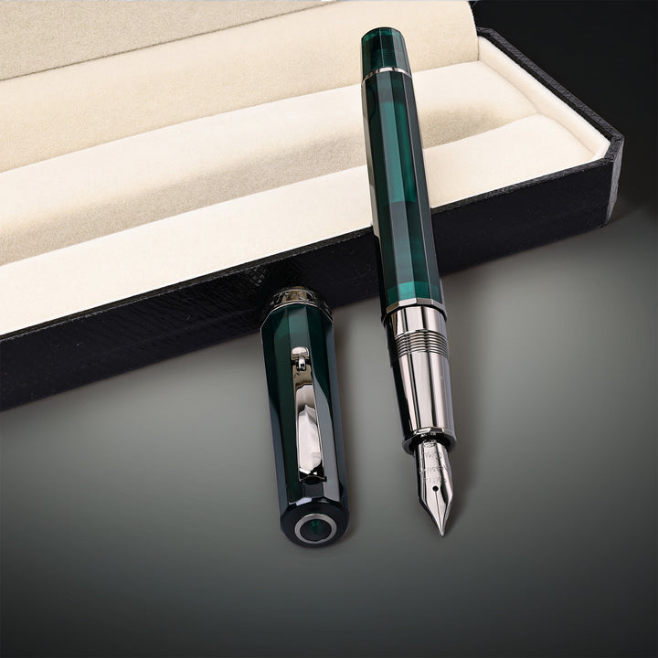 Omas Arte Italiana Vision Liquid Green Fountain Pen