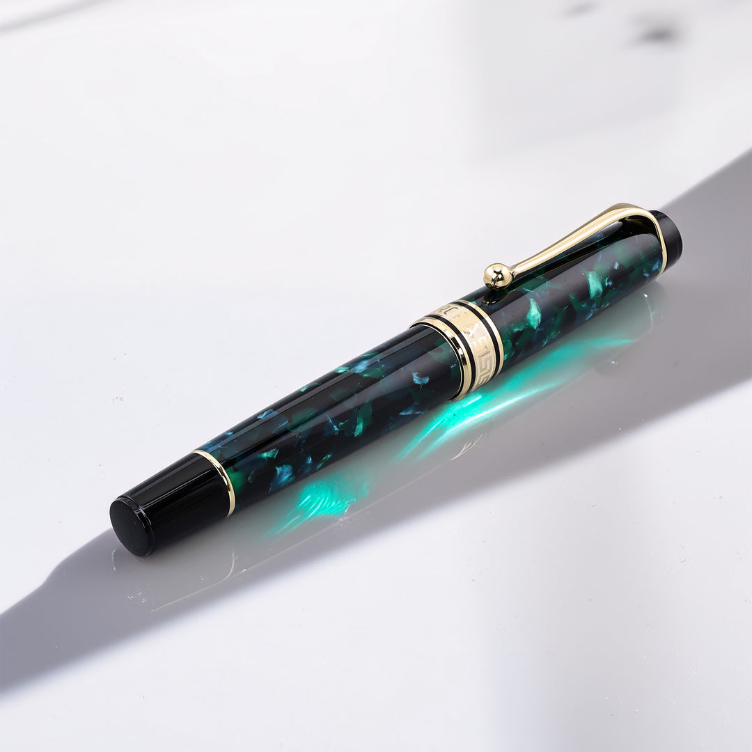 Aurora Optima Auroloide Green Rollerball Pen