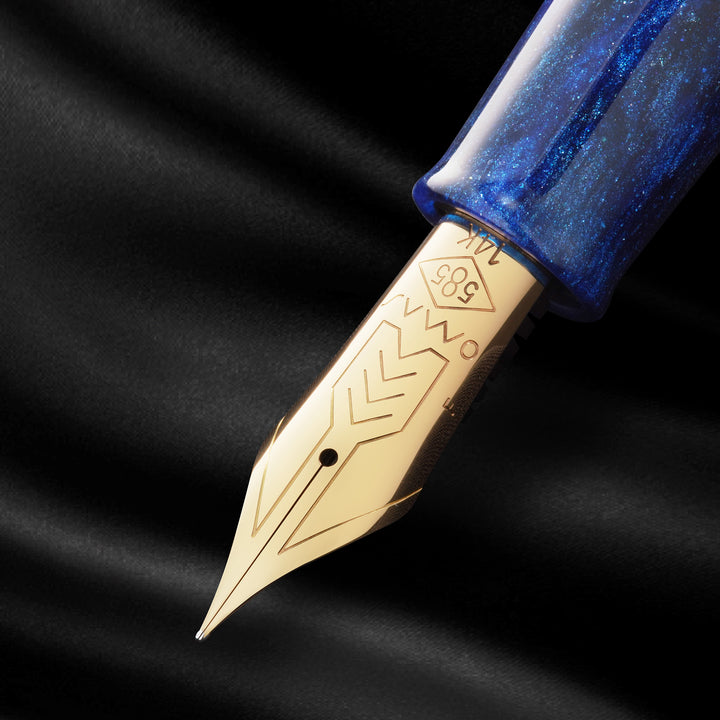 OMAS Bologna Azzurro Diamante Fountain Pen