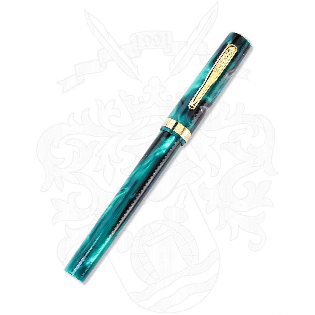 Conklin Glider Misto Green Marble Rollerball