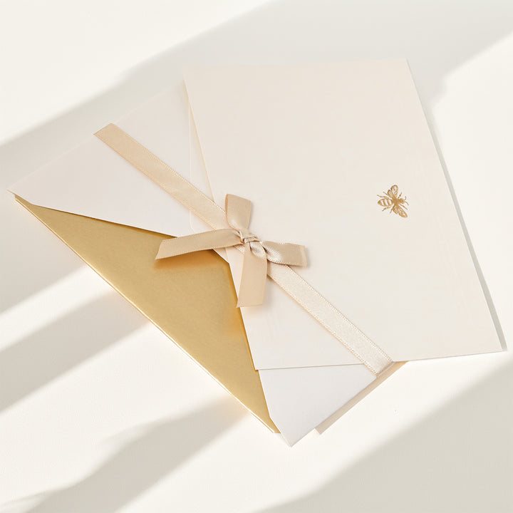 Bee Flat Notecards (10ct.) | Rossi 1931 Italian Stationery