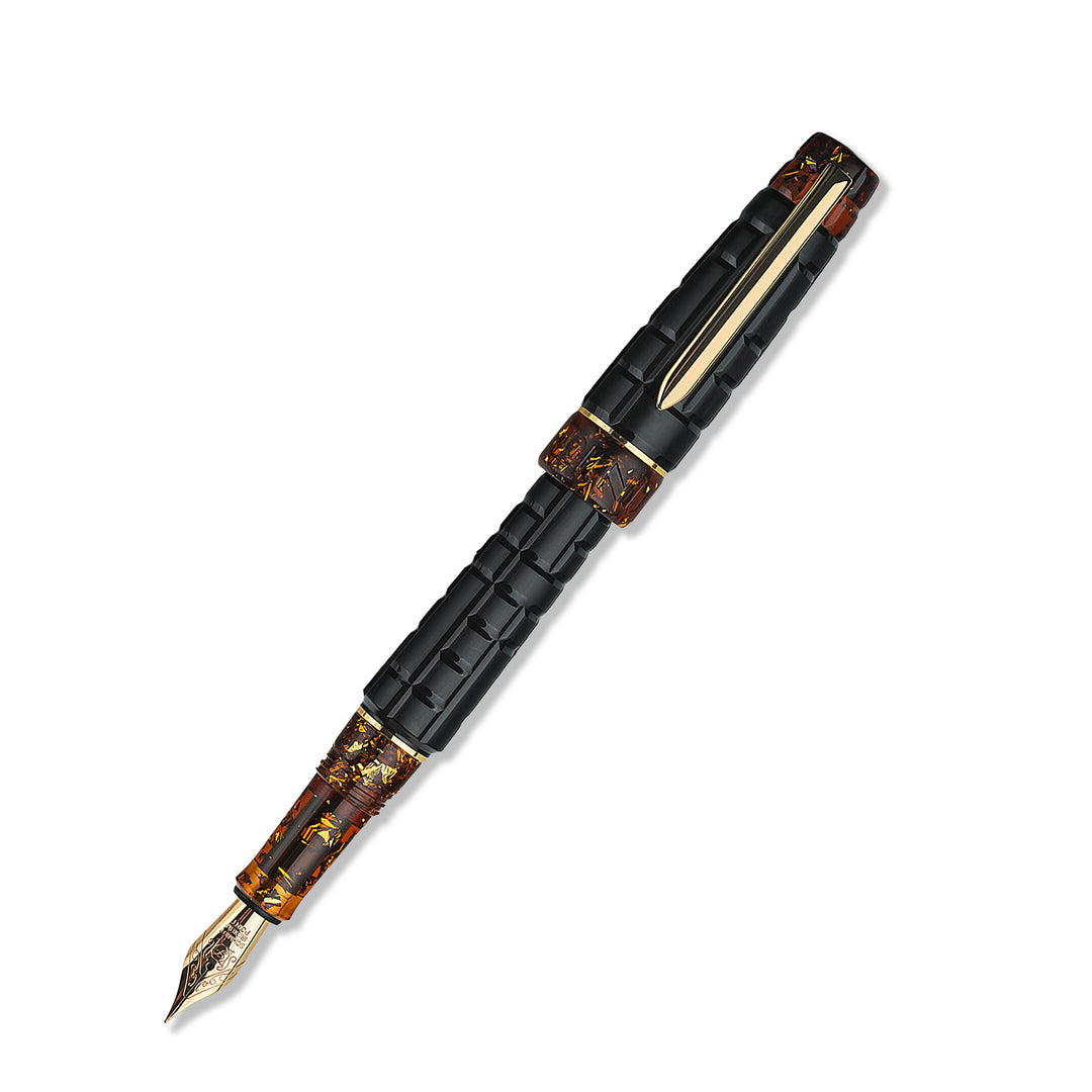 BENU Black Amber Tessera Fountain Pen