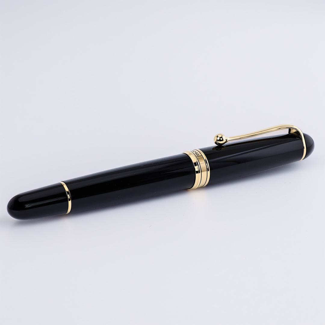 Aurora 88 Black With Gold Trim Fountain Pen