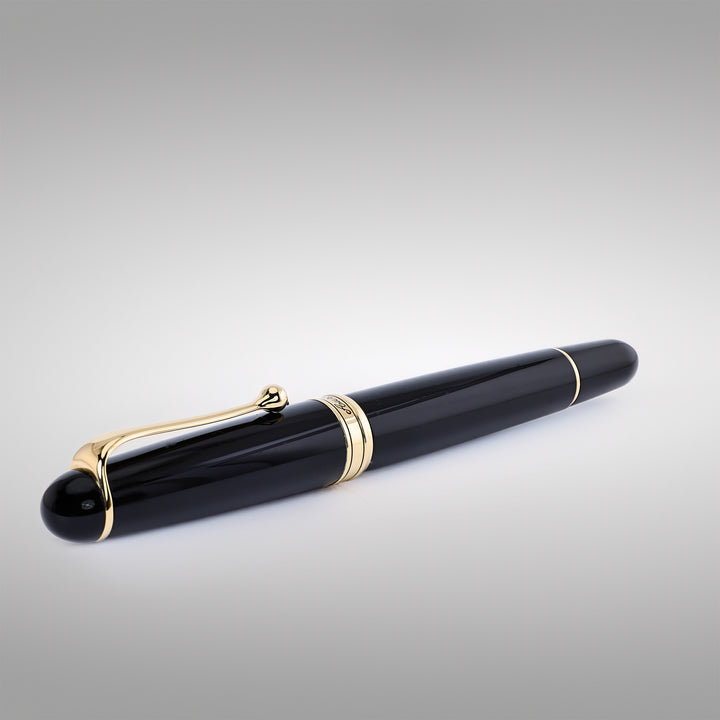 Aurora 88 Black With Gold Trim Fountain Pen