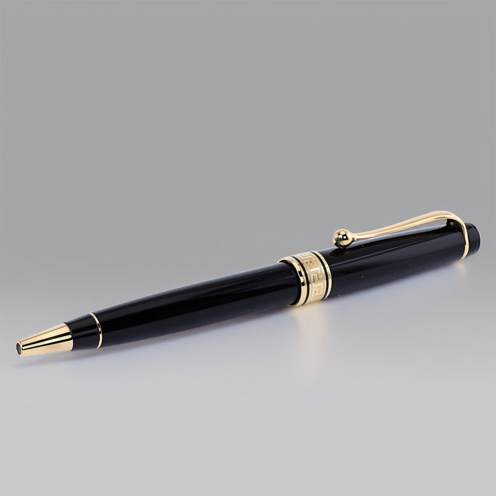 Aurora Optima Black With Gold Trim Ballpoint