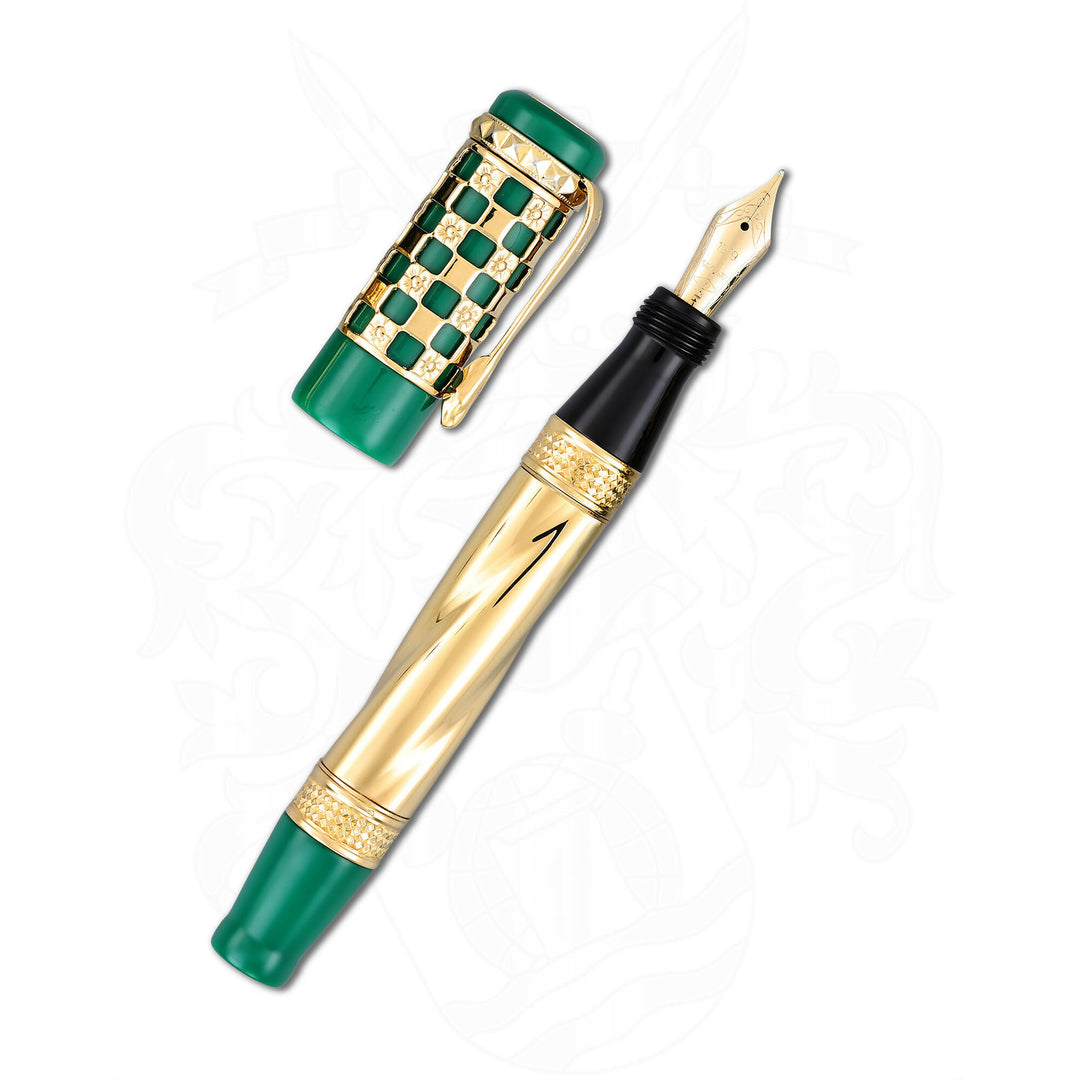 Ancora Antoni Gaudí Verde Vermeil Limited Edition Fountain Pen