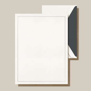 Crane Charcoal Triple Hairline Frame Half Sheet (20pk.)