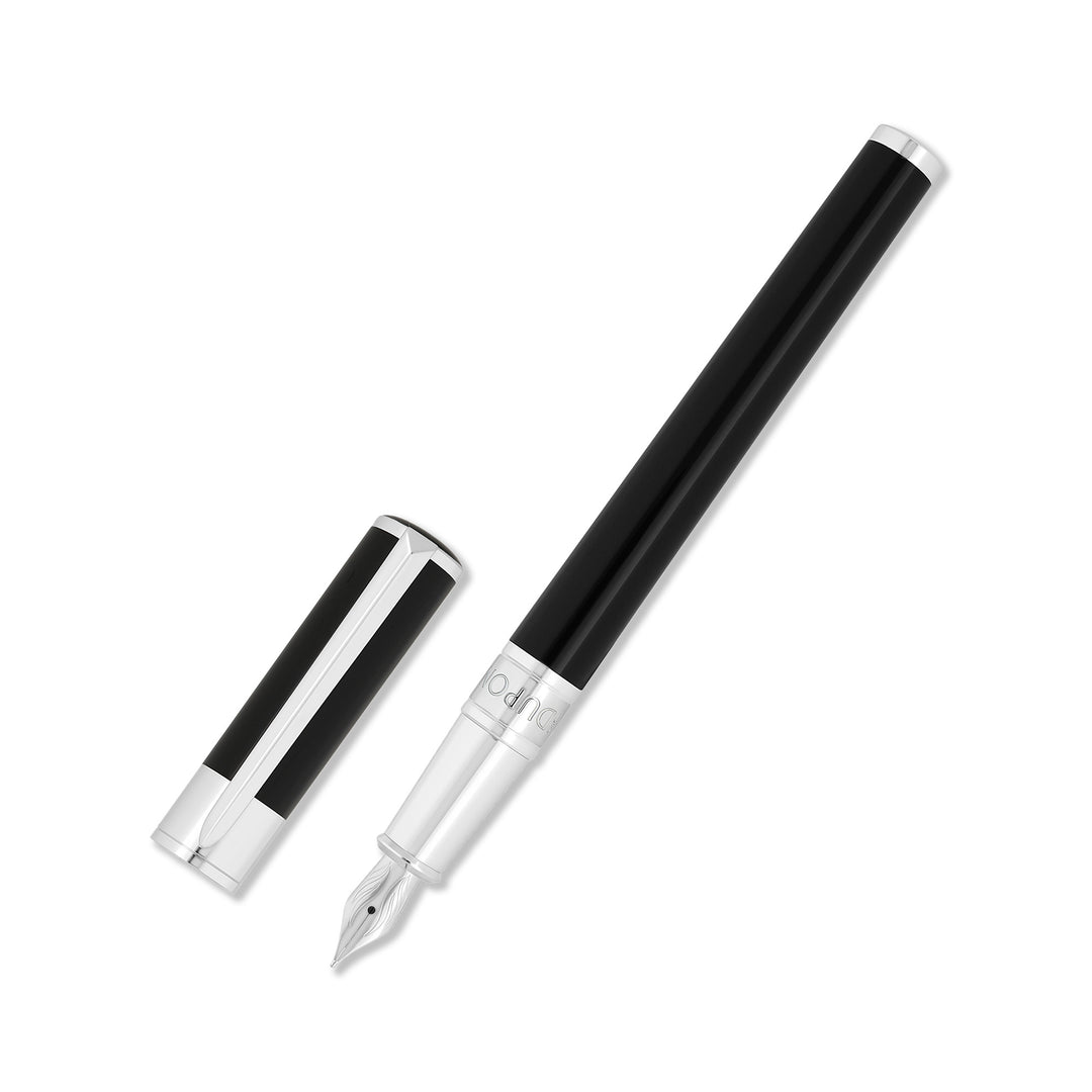 S.T. Dupont Initial Fountain Pen Chrome