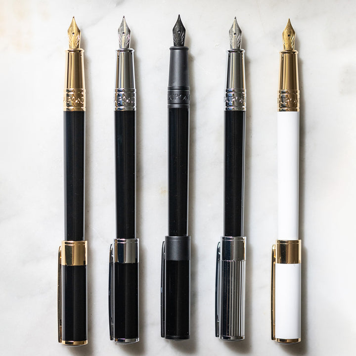 S.T. Dupont Initial Fountain Pen Chrome