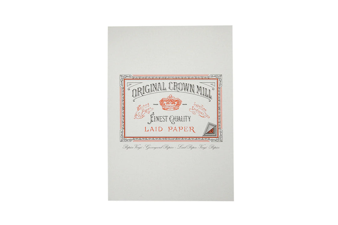 Classic Laid 50 Sheet Writing Pad-A4 | Original Crown Mill