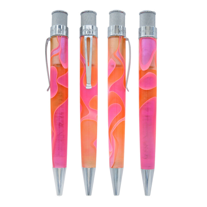 Retro 51 Cosmic Swirl Pink &amp; Orange - Rollerball