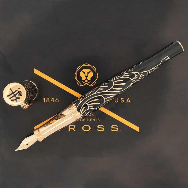 Cross Year of the Goat 2015 Fountain Pen - Black-Gold Edition