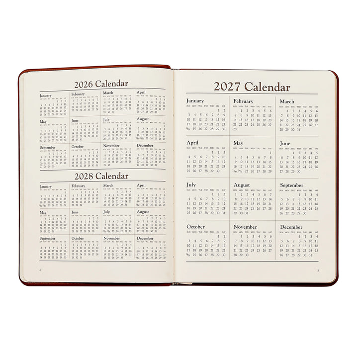 Graphic Image 2027 Planner - Goatskin Leather A5
