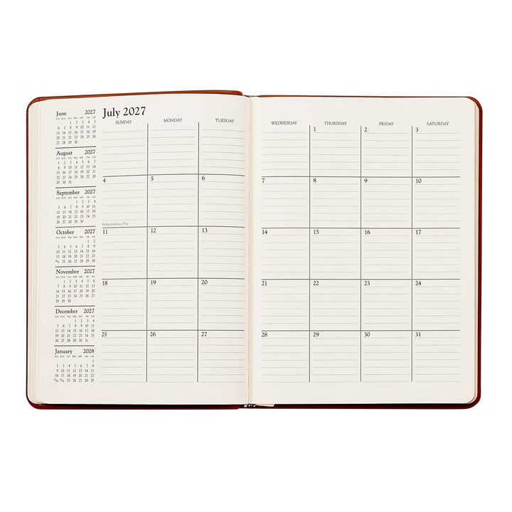 Graphic Image 2027 Planner - Goatskin Leather A5
