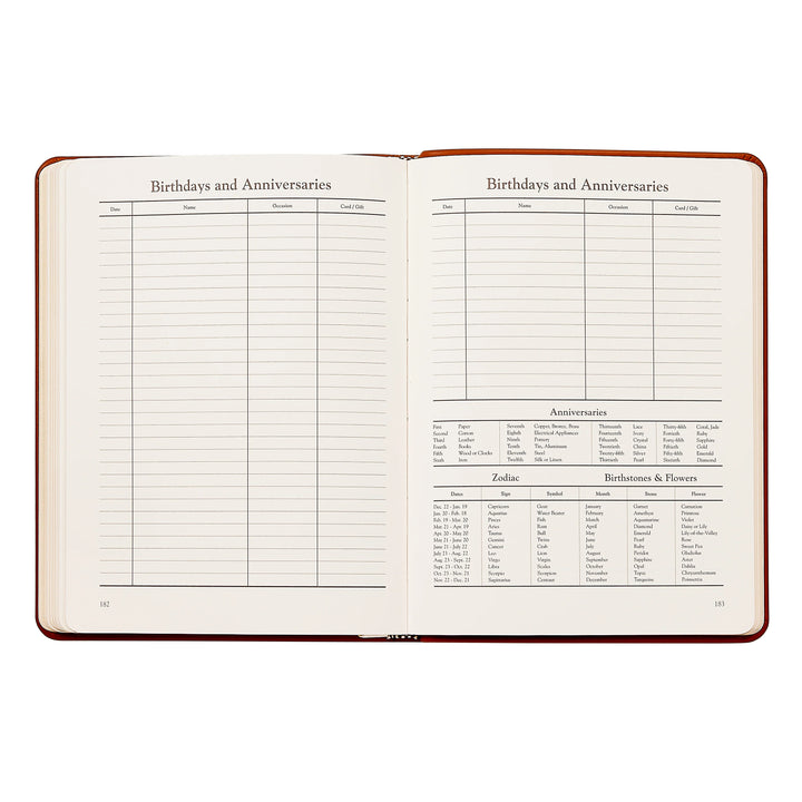Graphic Image 2027 Planner - Goatskin Leather A5