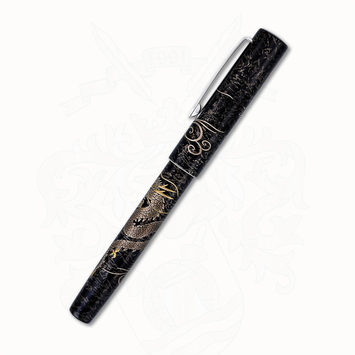 Pilot Namiki 95th Anniversary Ryu (Dragon) Maki-e Fountain Pen – 18K Gold Medium Nib