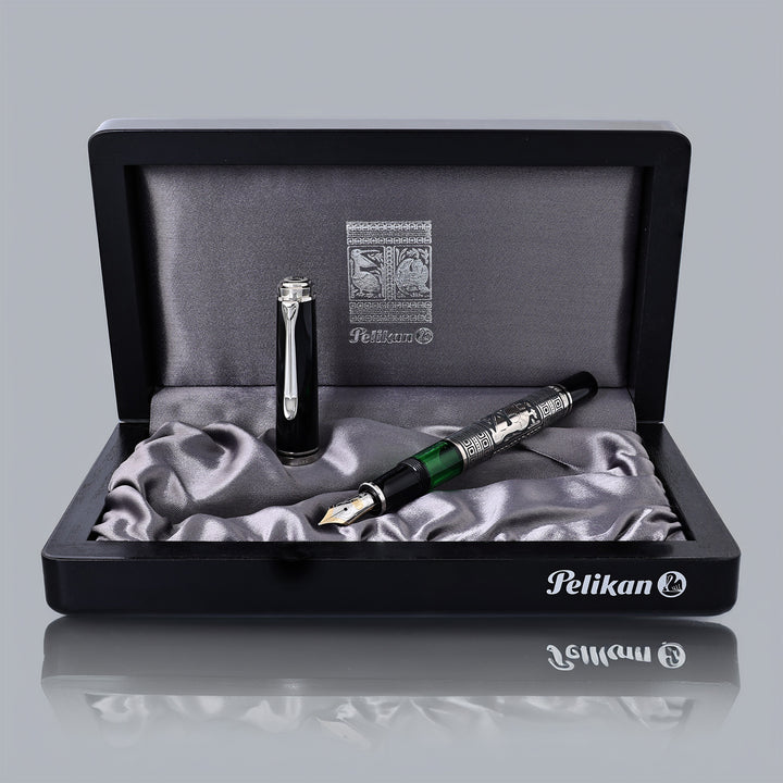 Pelikan Toledo Fountain Pen – Sterling Silver Overlay