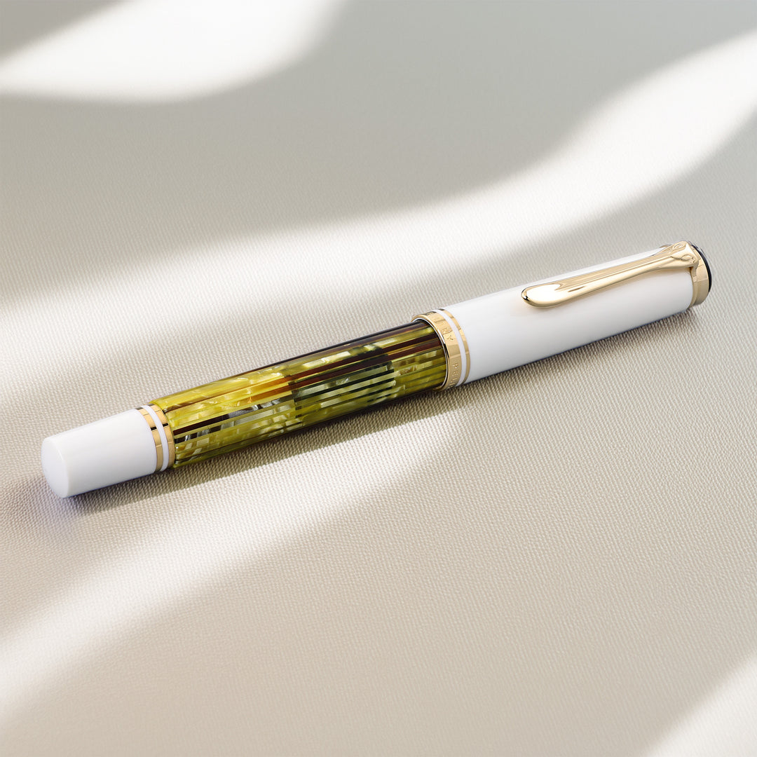 Pelikan Souverän M400 Tortoise And White Foutain Pen