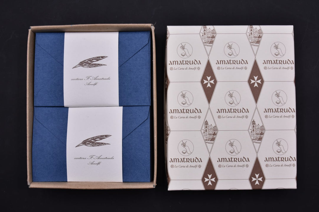 Amalfi Paper Folded Card &amp; Coloured Envelopes Box Set | AMATRUDA ITALY