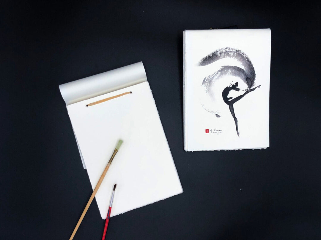 Amalfi Paper Sketchbooks / Notebooks Dancing Brush Line | Amatruda Italy