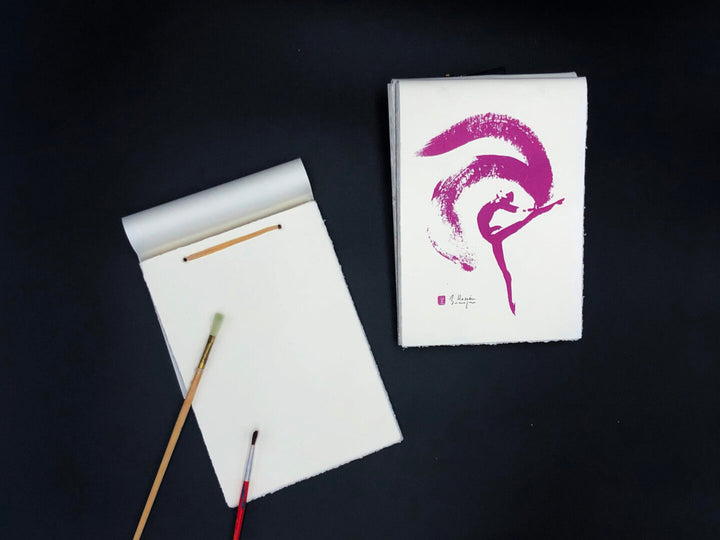 Amalfi Paper Sketchbooks / Notebooks Dancing Brush Line | Amatruda Italy